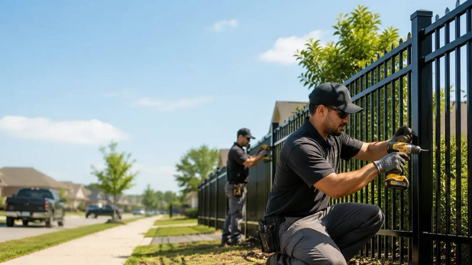 Metal Fence Installation in Rocky, OK